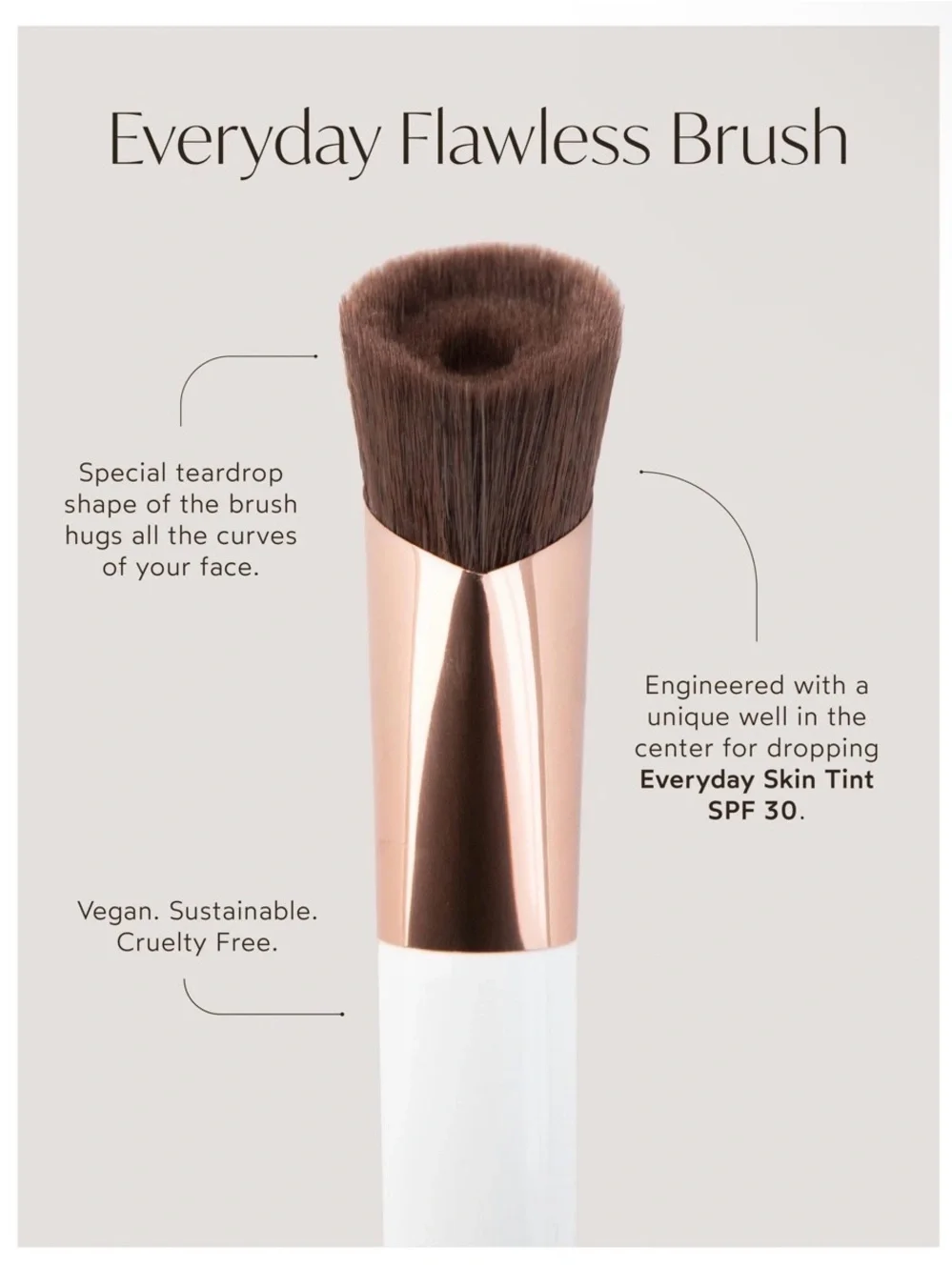 True Botanicals Everyday Flawless Foundation Brush